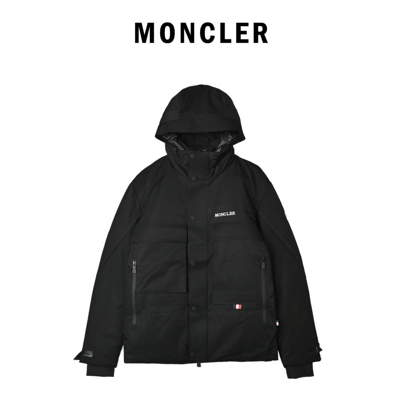 Moncler Black Down Puffer Jacket view