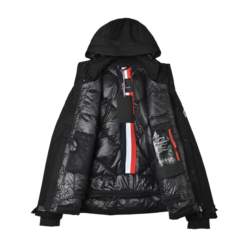 Moncler Black Down Puffer Jacket view