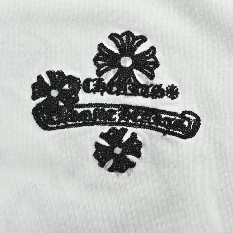 Essentials White Short Sleeve T-Shirt with Black Logo view