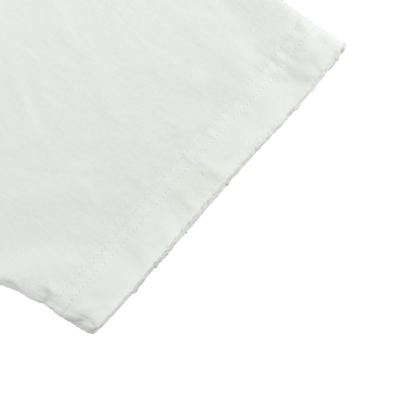 Essentials White Short Sleeve T-Shirt with Black Logo view
