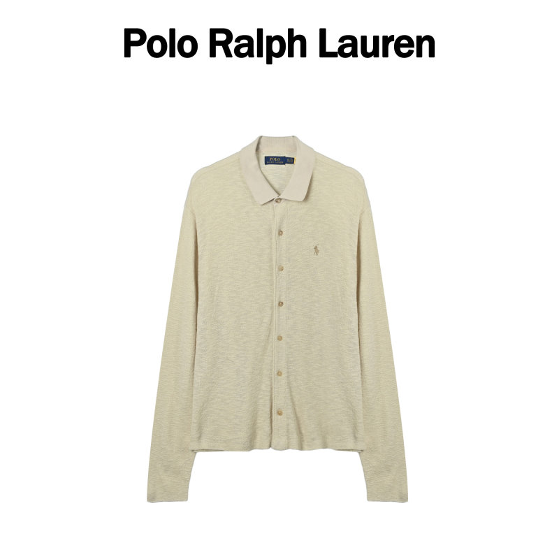 Cream Waffle-Knit Long-Sleeve Cardigan view