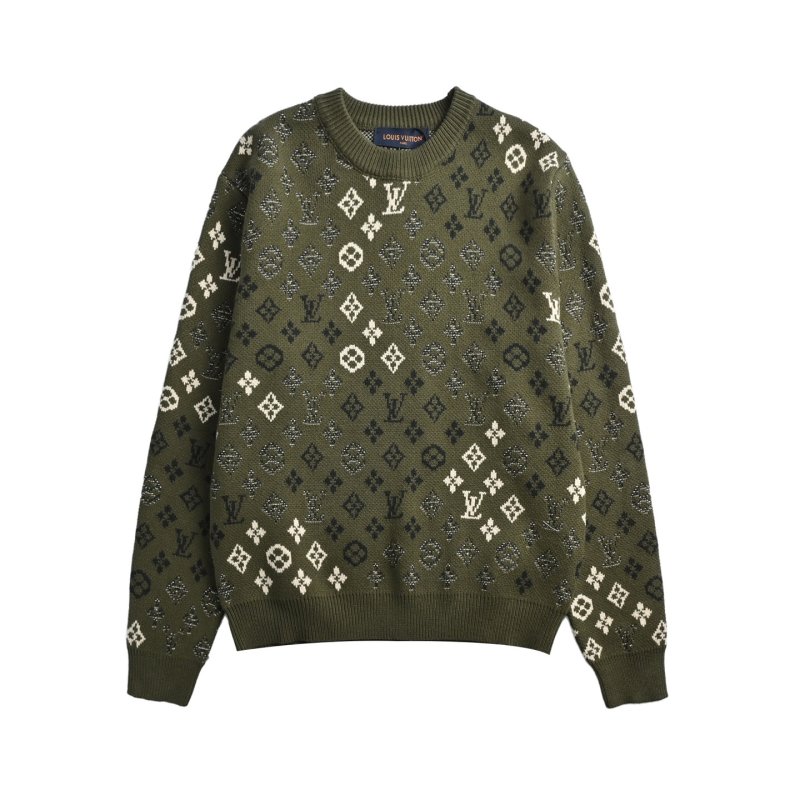 Louis Vuitton Monogram Crewneck Sweater - Sage Green view