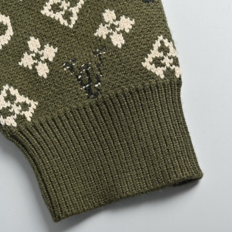 Louis Vuitton Monogram Crewneck Sweater - Sage Green view