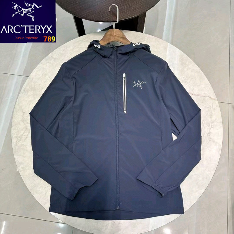 Arc'teryx Deep Navy Hooded Sun Protection Jacket