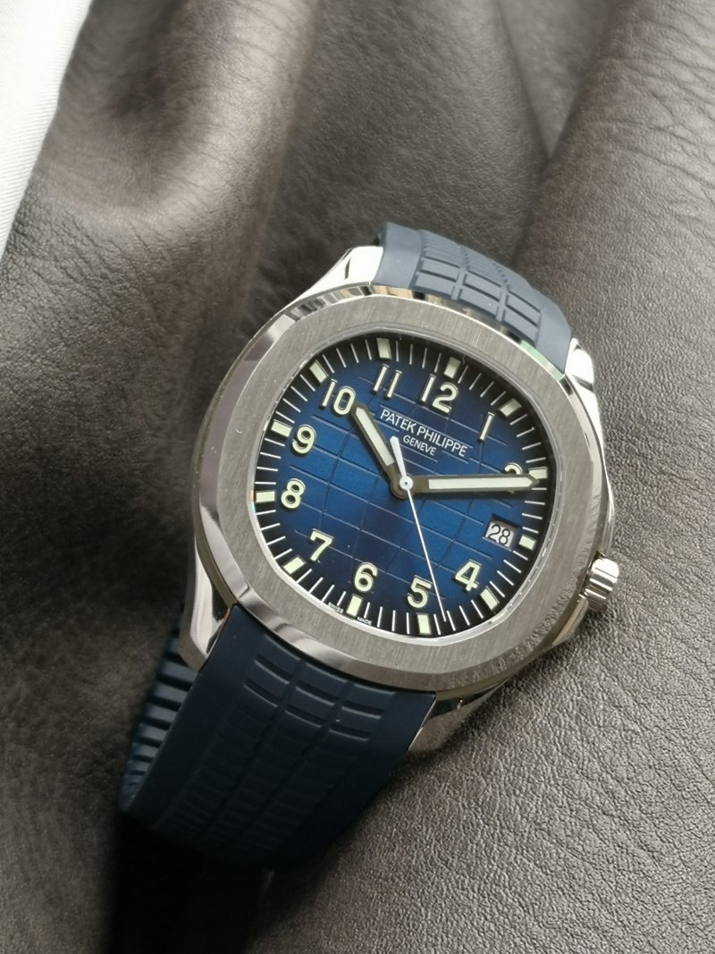 Patek Philippe Aquanaut 5168G Blue Dial Watch