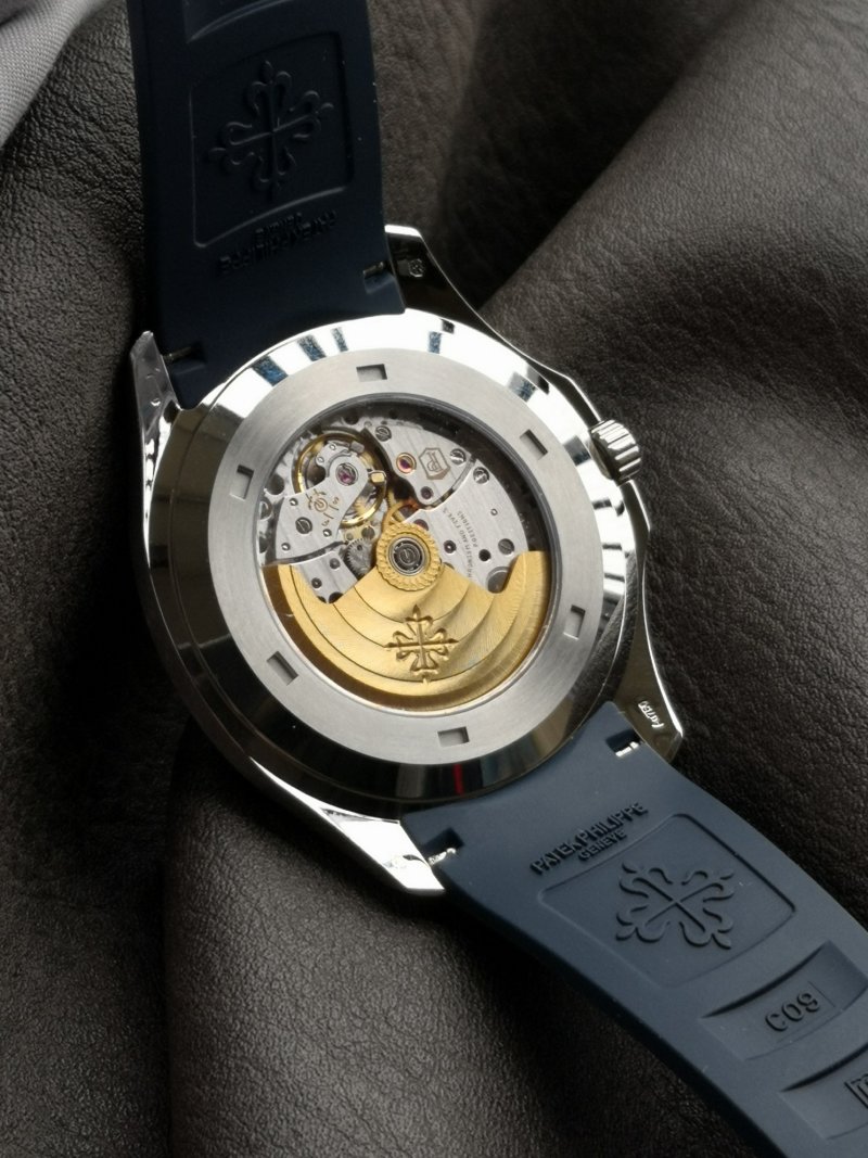 Patek Philippe Aquanaut 5168G Blue Dial Watch view