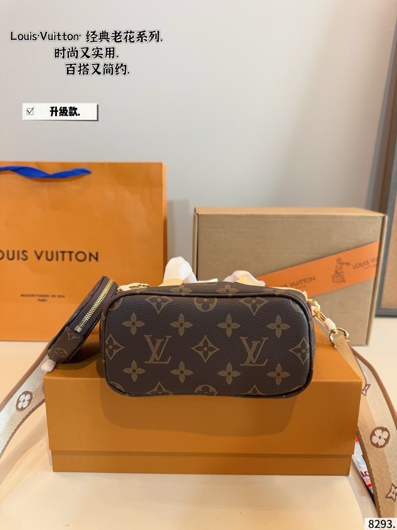 Louis Vuitton Neverfull BB Monogram Canvas Shoulder Bag Cream view