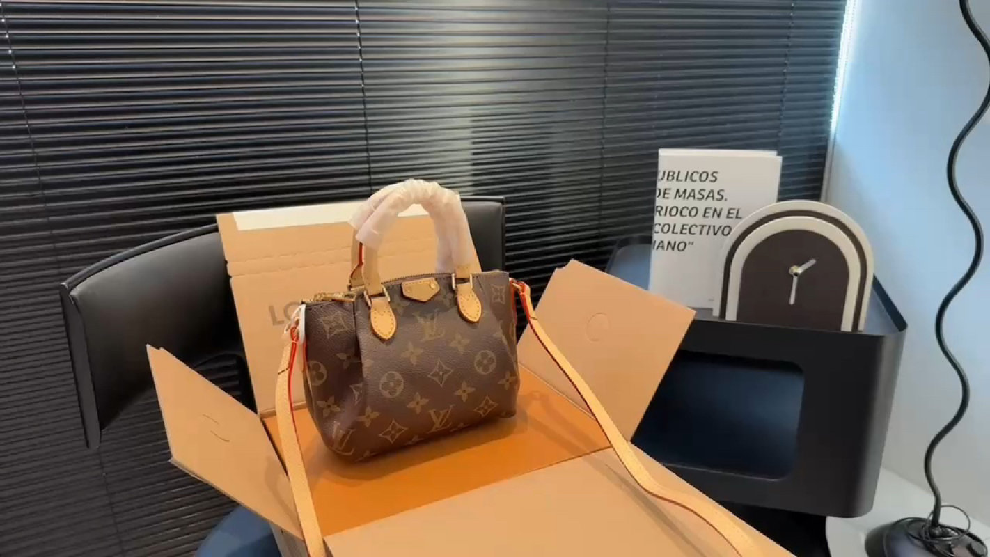 Louis Vuitton Monogram Canvas Tote Bag Brown