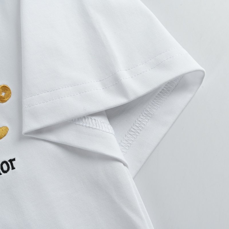 Dior Christian Dior Zodiac Embroidered Cream T-Shirt view