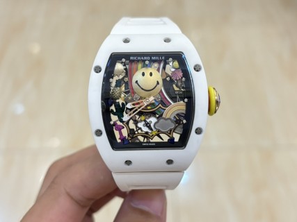 Richard Mille RM 88 Smiley White Automatic Tourbillon Watch