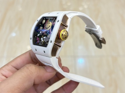 Richard Mille RM 88 Smiley White Automatic Tourbillon Watch view 3