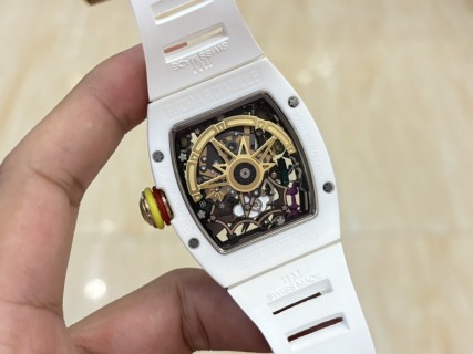 Richard Mille RM 88 Smiley White Automatic Tourbillon Watch view 5
