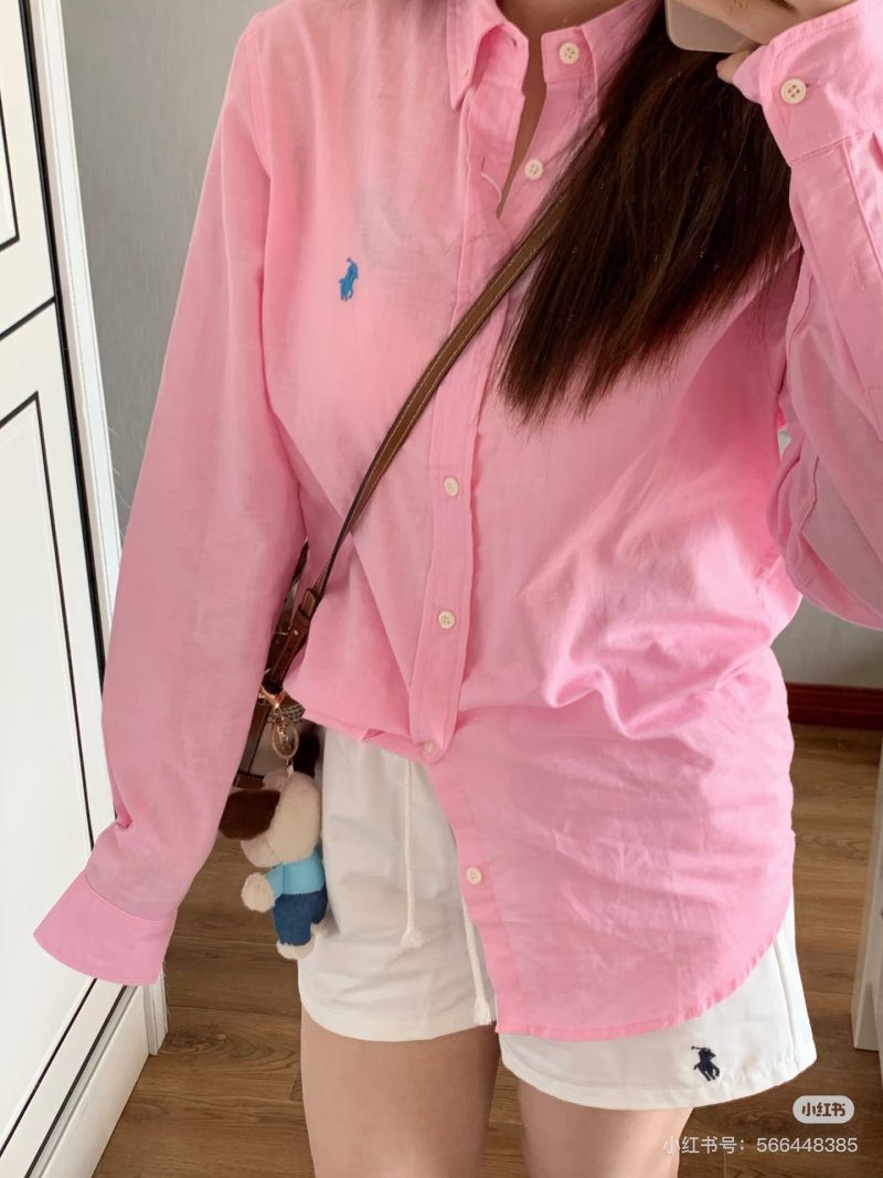 Polo Ralph Lauren Pink Oxford Button-Down Shirt view