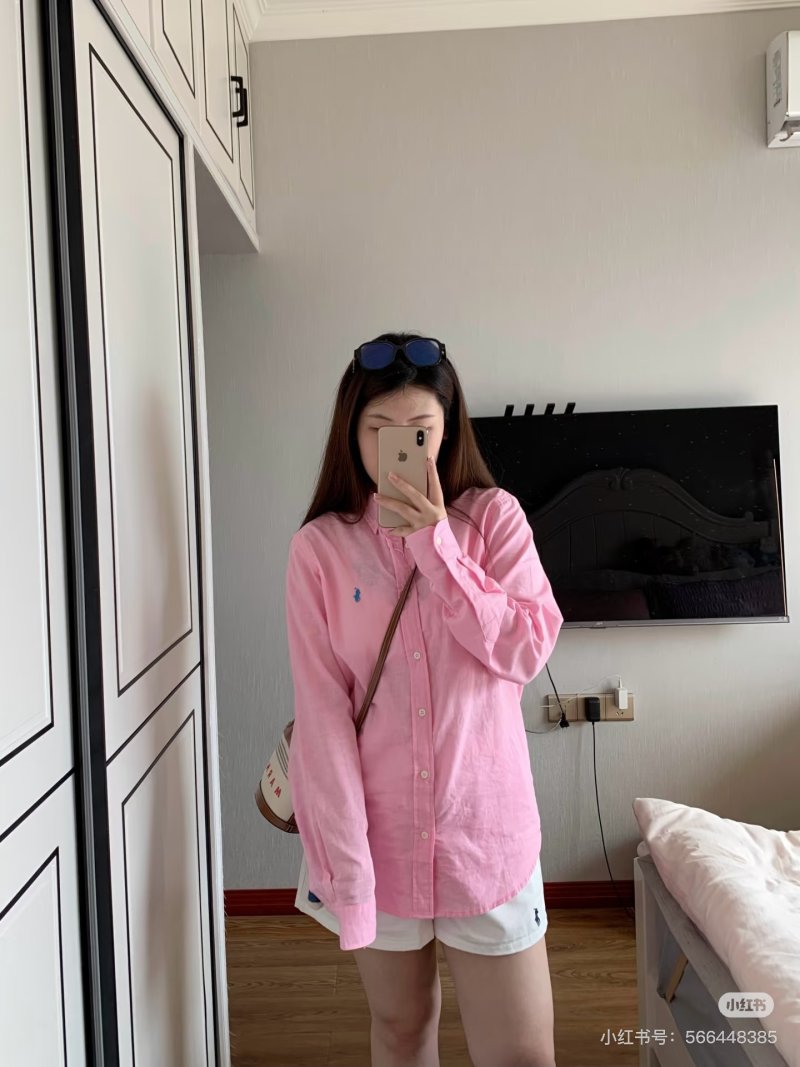 Polo Ralph Lauren Pink Oxford Button-Down Shirt view