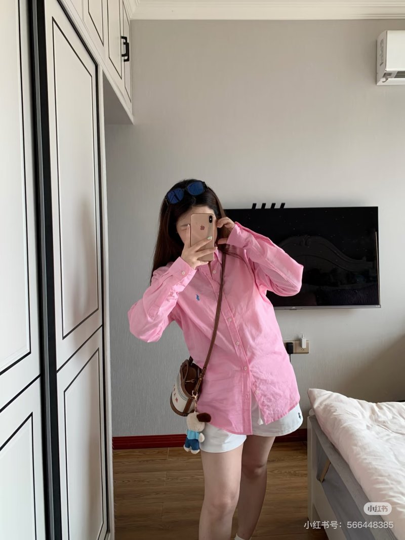 Polo Ralph Lauren Pink Oxford Button-Down Shirt view