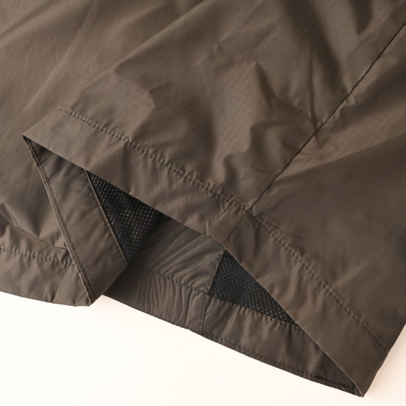 Stone Island Charcoal Short Sleeve Overshirt with Mesh Pocket view