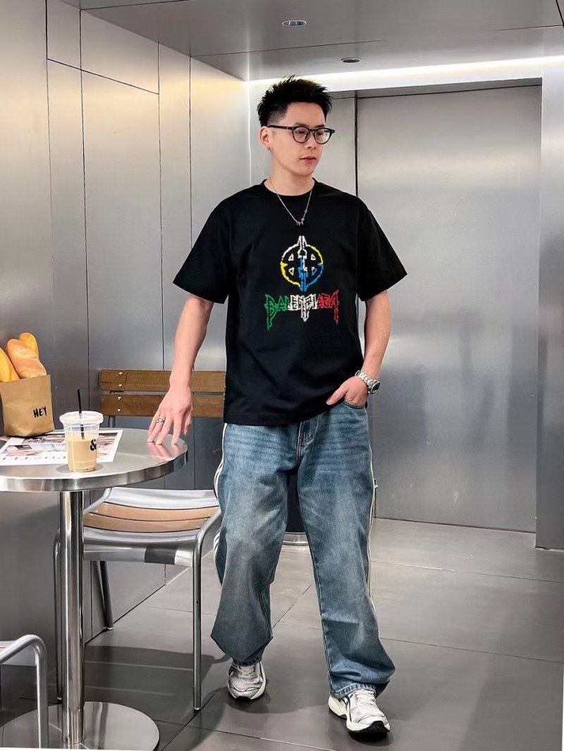Chrome Hearts Black Graphic Cross T-Shirt