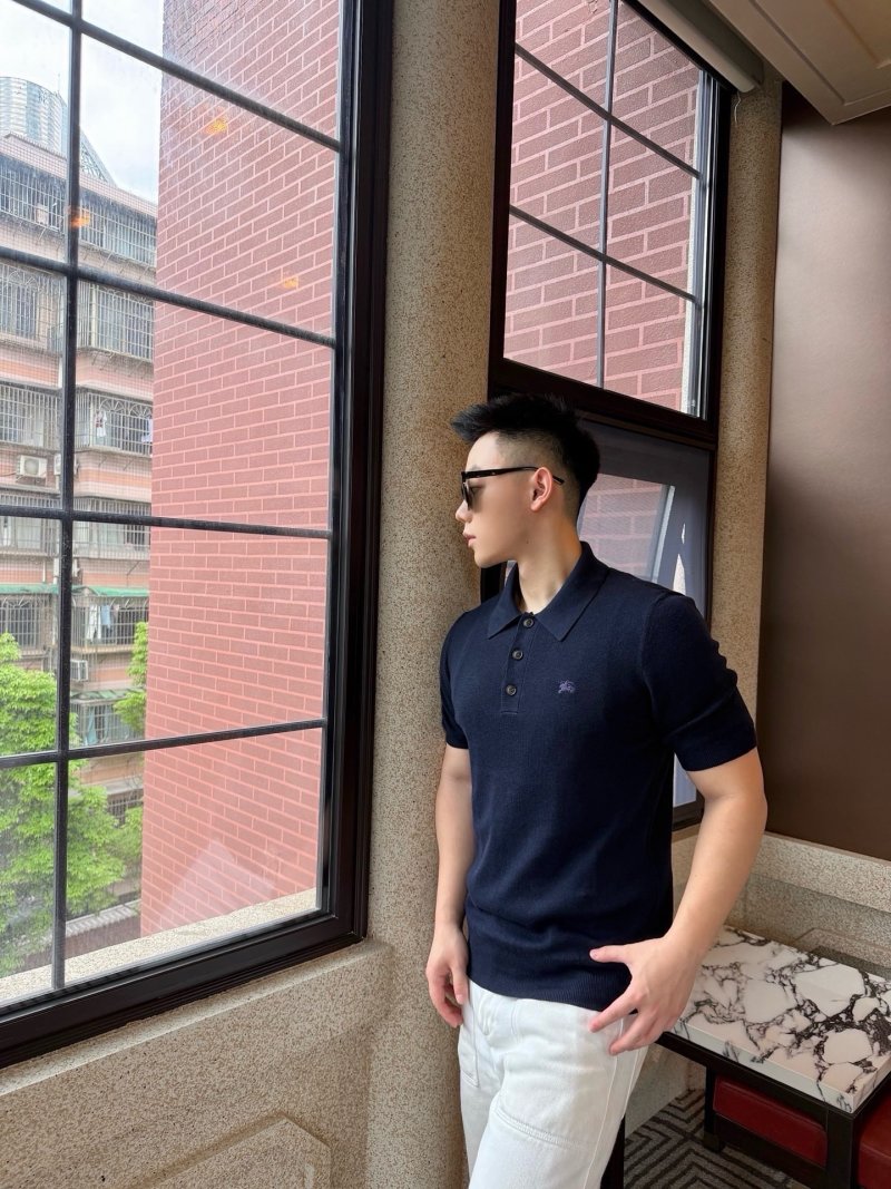 Navy Short Sleeve Polo Shirt view