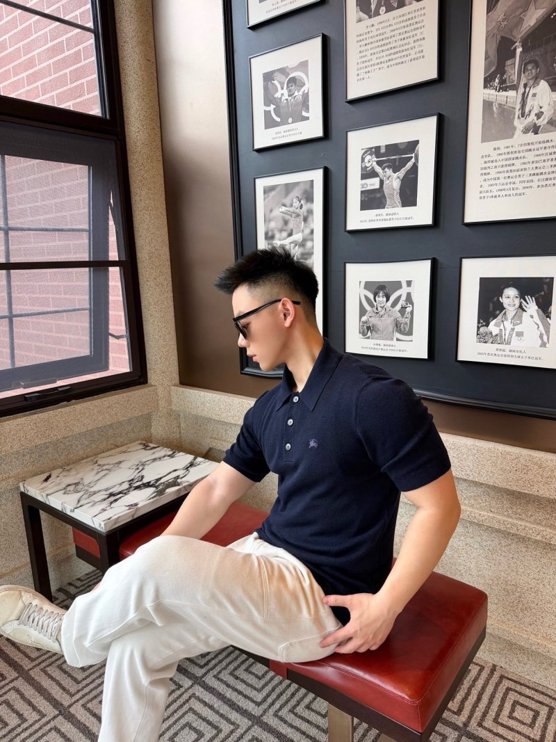 Navy Short Sleeve Polo Shirt view