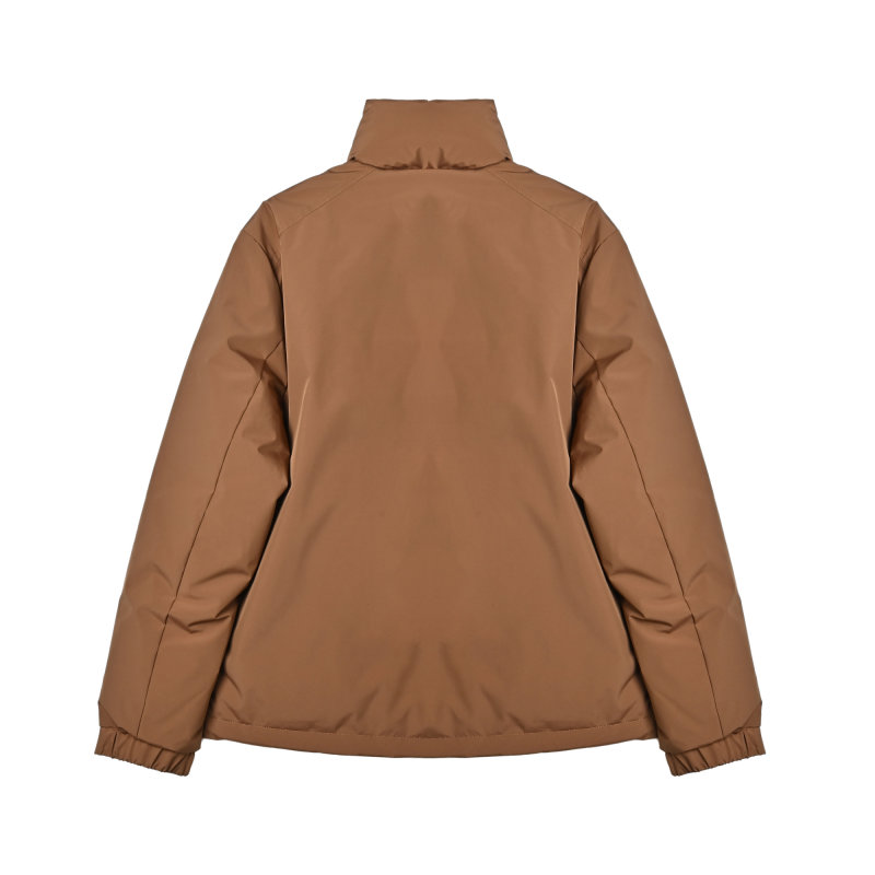 Oversized Caramel Brown Puffer Down Jacket view