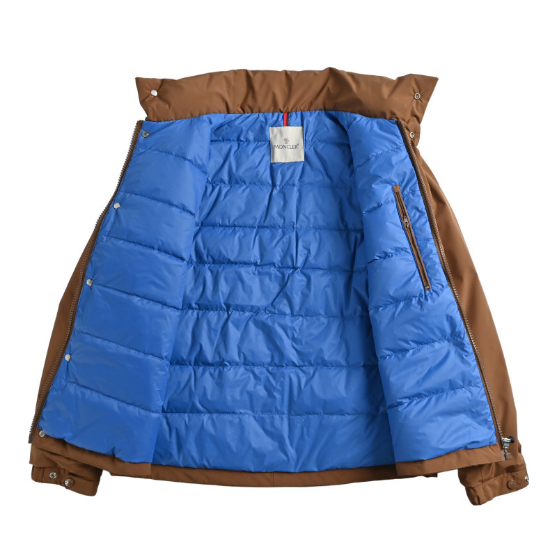 Oversized Caramel Brown Puffer Down Jacket view