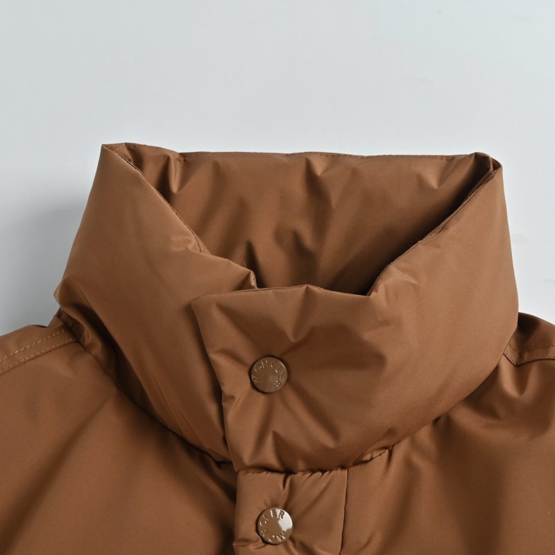 Oversized Caramel Brown Puffer Down Jacket view