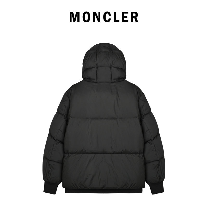Moncler Maya Hooded Down Jacket Black view