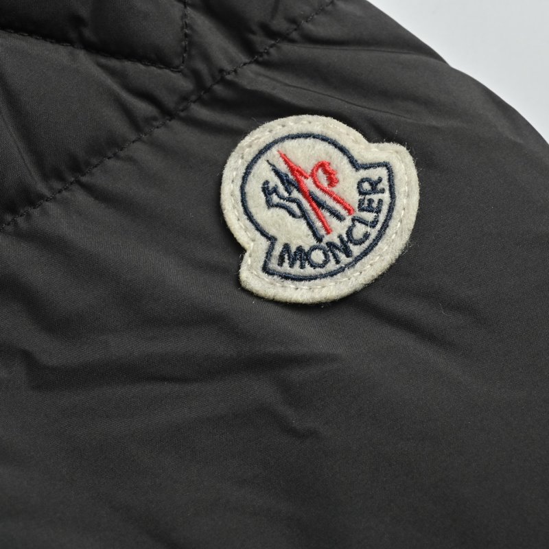 Moncler Maya Hooded Down Jacket Black view