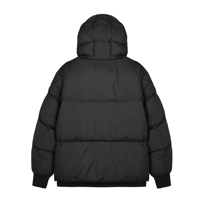 Moncler Maya Hooded Down Jacket Black view