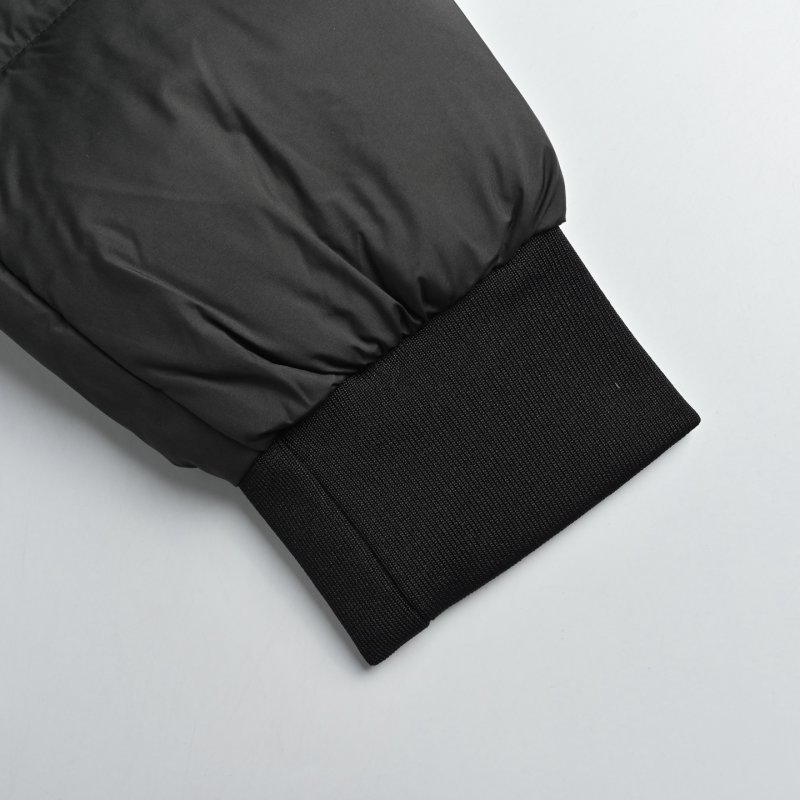Moncler Maya Hooded Down Jacket Black view