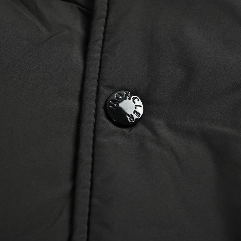 Moncler Maya Hooded Down Jacket Black view
