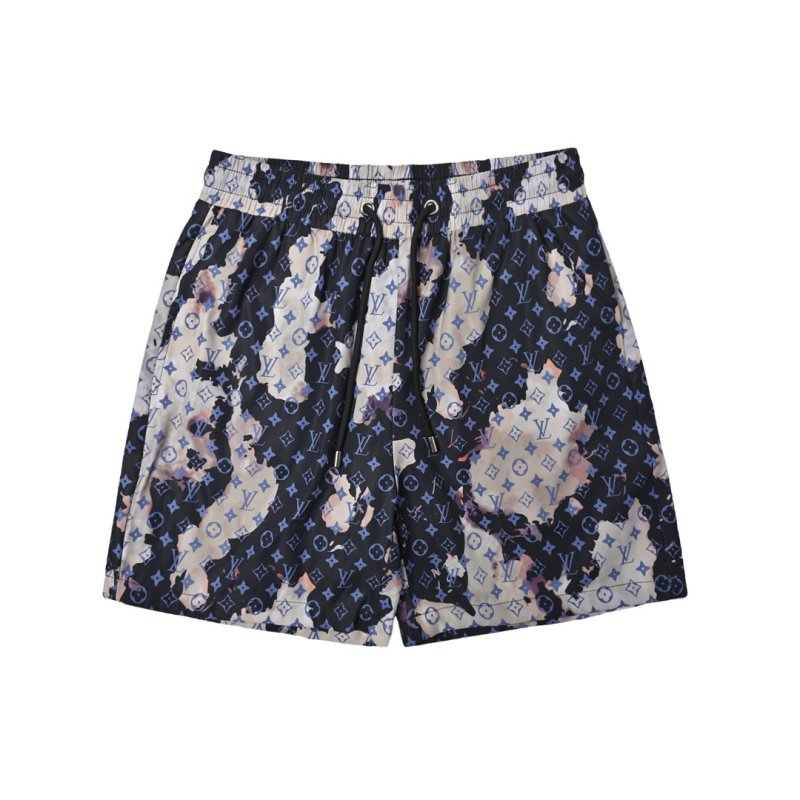 Louis Vuitton Monogram Flame Beach Shorts Navy view