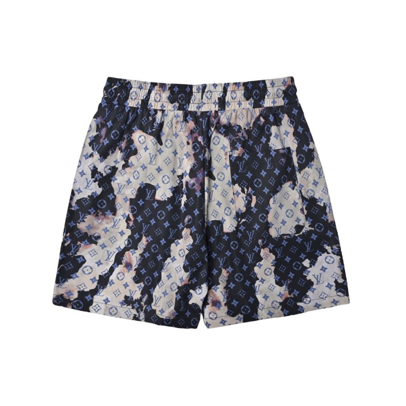 Louis Vuitton Monogram Flame Beach Shorts Navy view