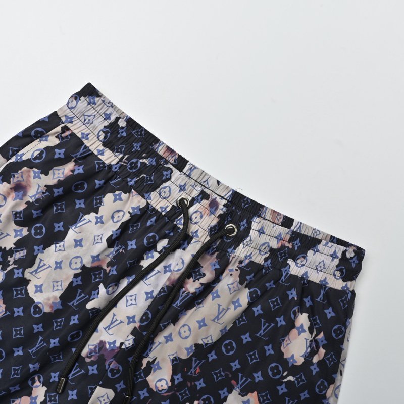Louis Vuitton Monogram Flame Beach Shorts Navy view