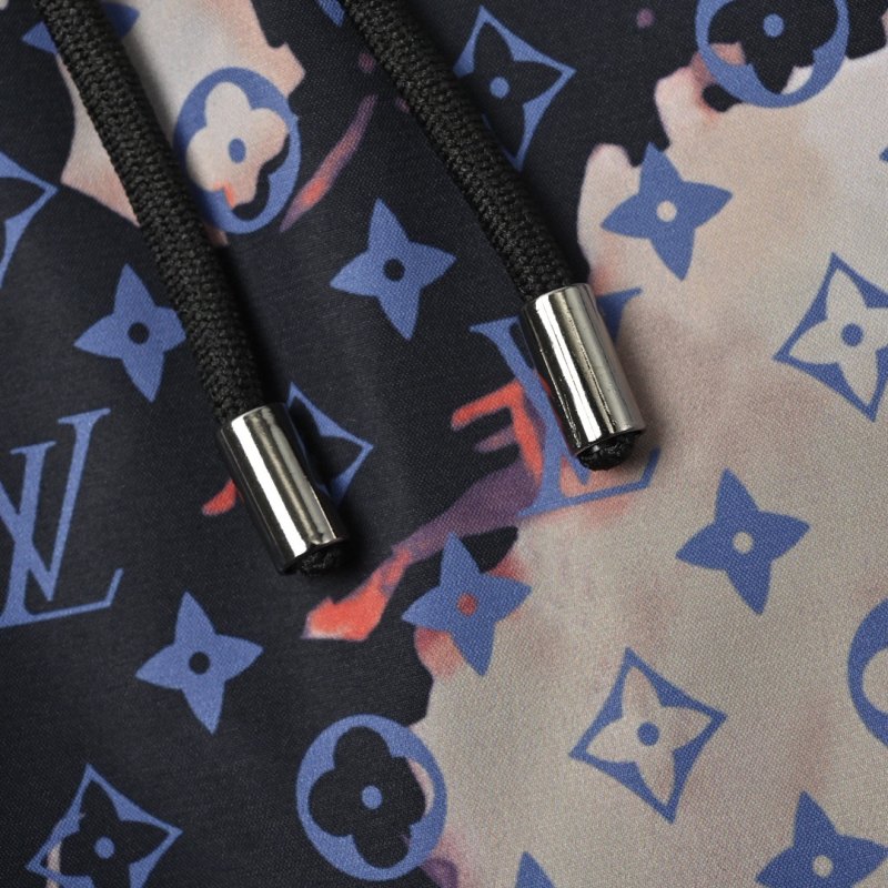 Louis Vuitton Monogram Flame Beach Shorts Navy view