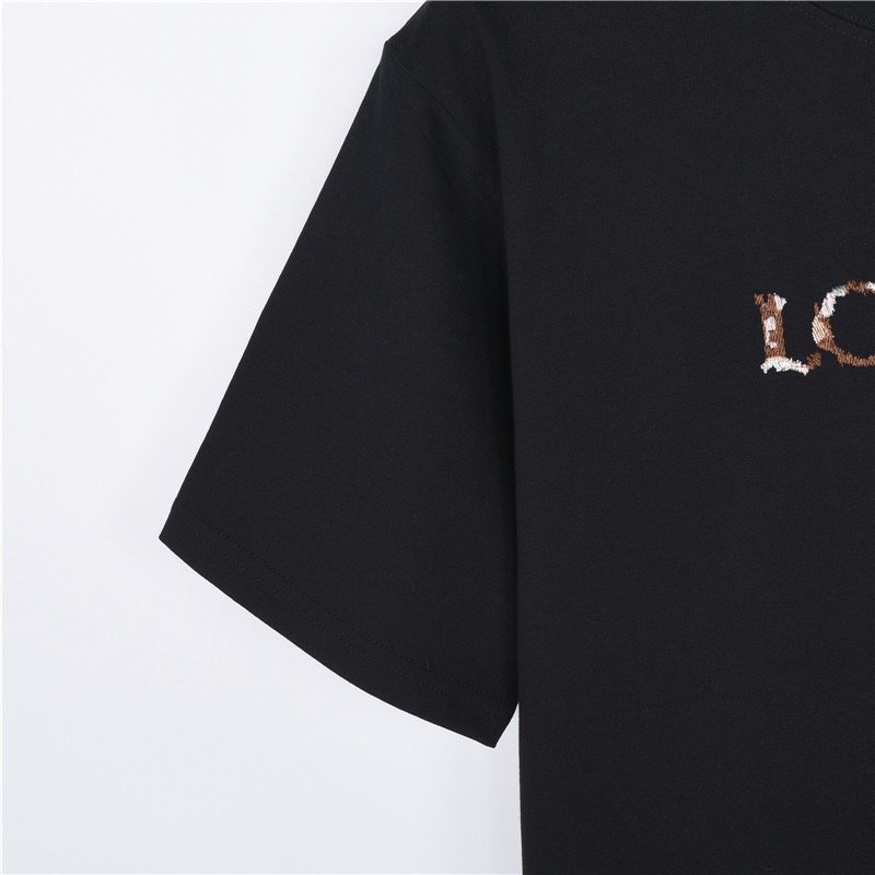 Loewe Leopard Logo Black T-Shirt view