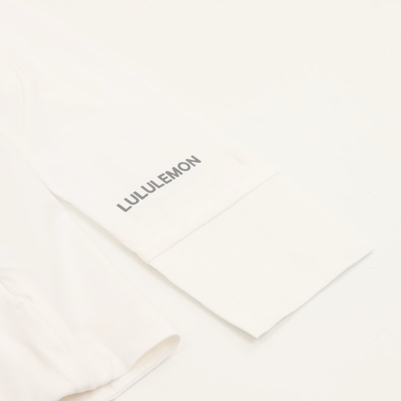 Lululemon White Ruched Side Jacket view