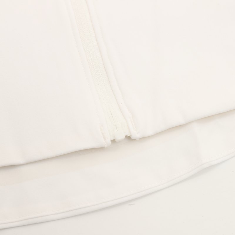 Lululemon White Ruched Side Jacket view