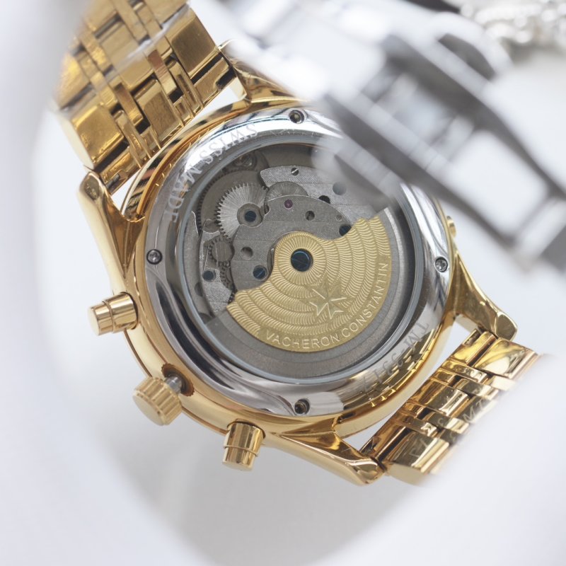 Vacheron Constantin Overseas Tourbillon Green Dial Rose Gold Watch view