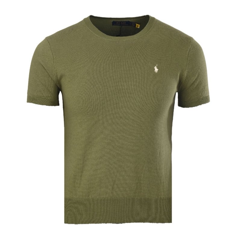Nike Essential Olive Green Crewneck T-Shirt view
