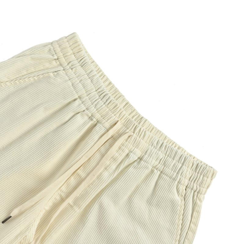 Polo Ralph Lauren Cream Ribbed Drawstring Shorts view