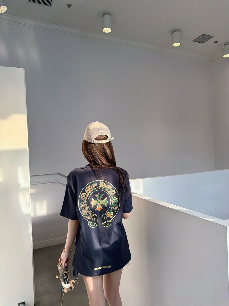 Chrome Hearts Black Gold Zodiac Graphic T-Shirt