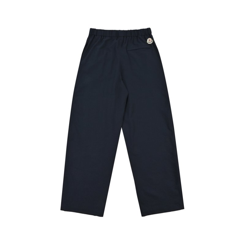 Navy Blue Straight Fit Casual Pants view