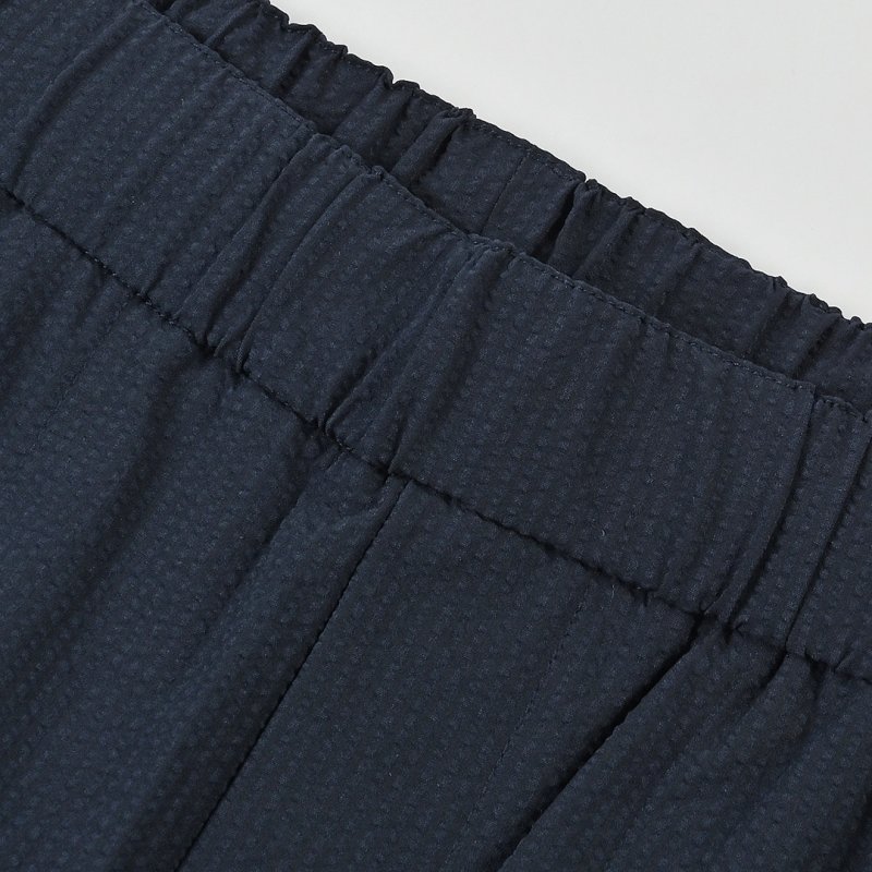 Navy Blue Straight Fit Casual Pants view