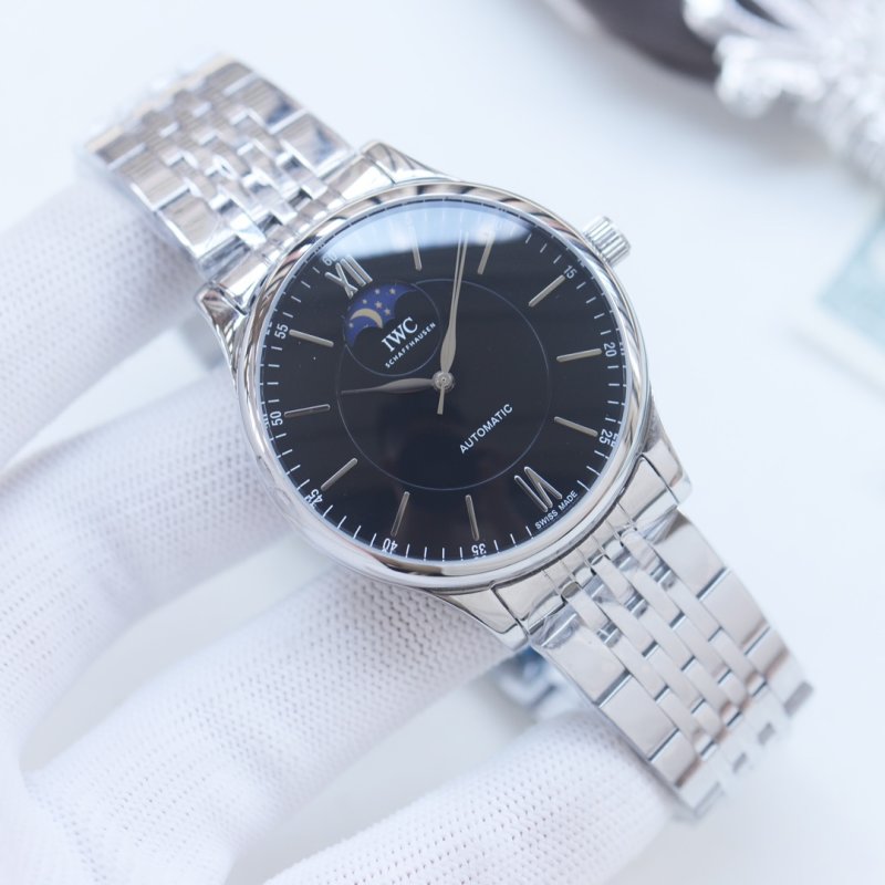 IWC Portofino Moonphase Automatic Steel Watch 40mm view