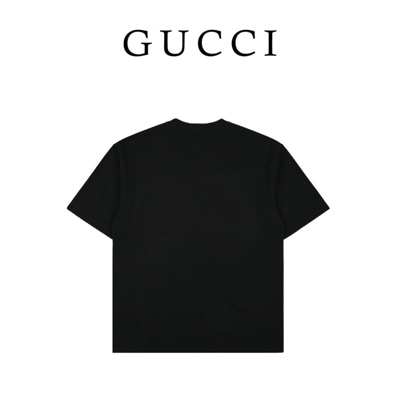 Gucci Rabbit Graphic Black T-Shirt view