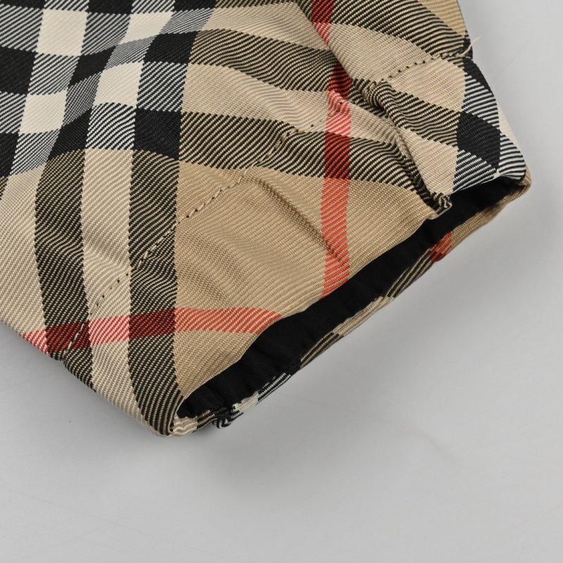 Burberry Check Hooded Windbreaker Jacket Beige view