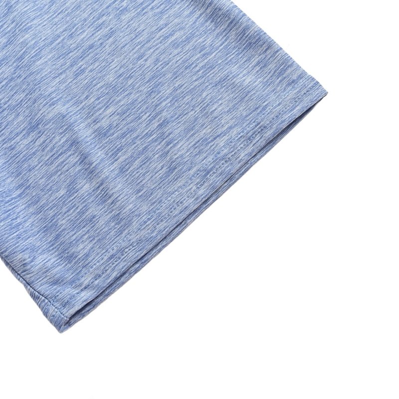 Blue Heather Mountain Graphic Short Sleeve T-Shirt view