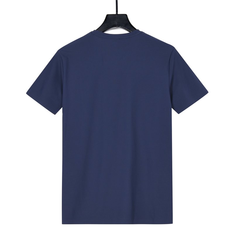 Descente Quick-Dry Ice Silk Navy Crew Neck T-Shirt view