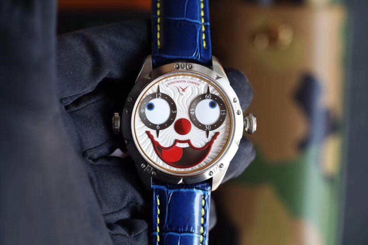 Konstantin Chaykin Joker Clown Automatic Watch Blue Strap